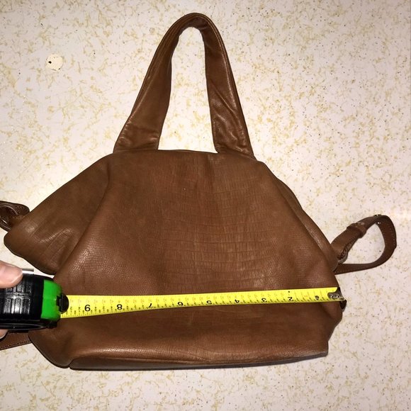 Znomina Cognac Leather Purse - Picture 6 of 8